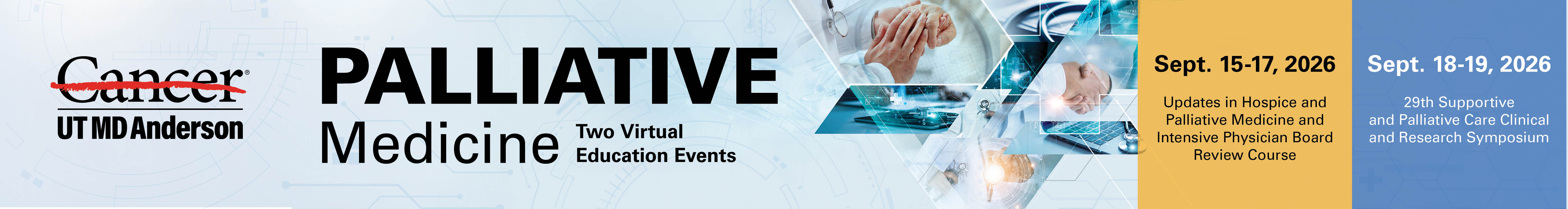 Updates in Hospice and Palliative Medicine and Intensive Physician Board Review Course Banner